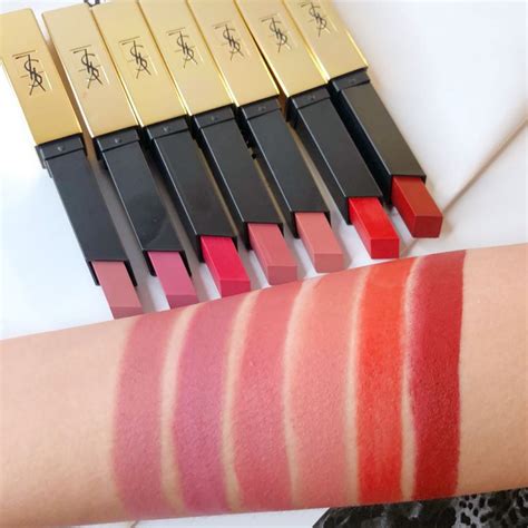 ysl matt lipstick 218 swatches|YSL lipstick price.